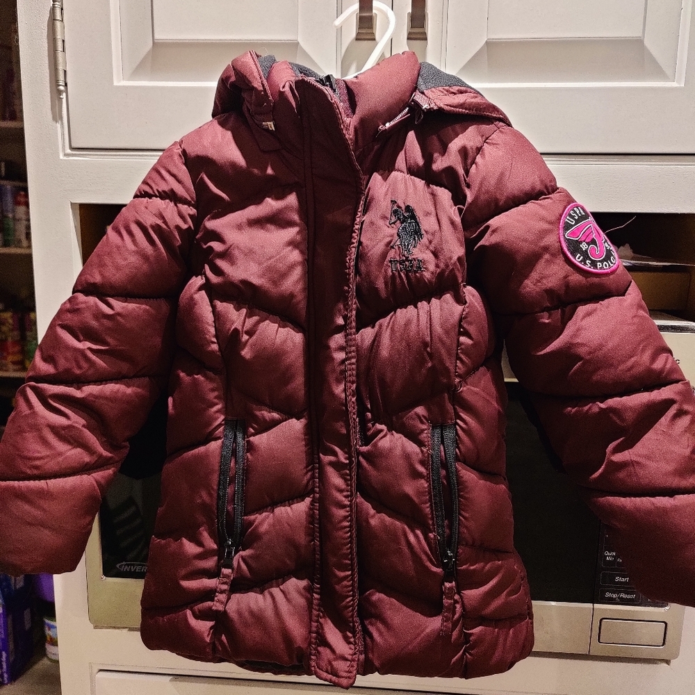 USPA Girls puffer jacket